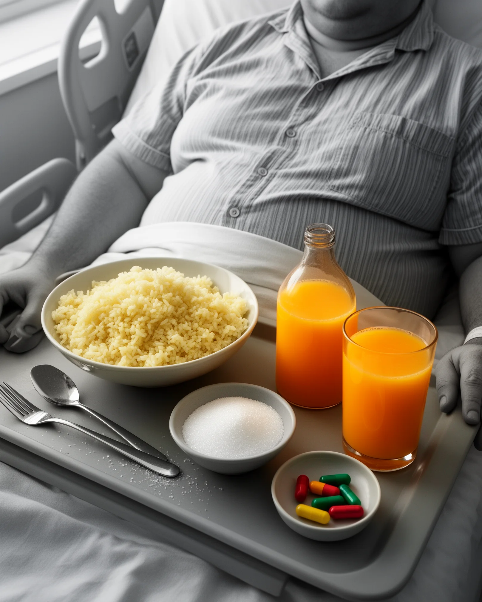Diabetici scoși de pe insulină cu orez, fructe și 500 de grame de zahăr pe zi